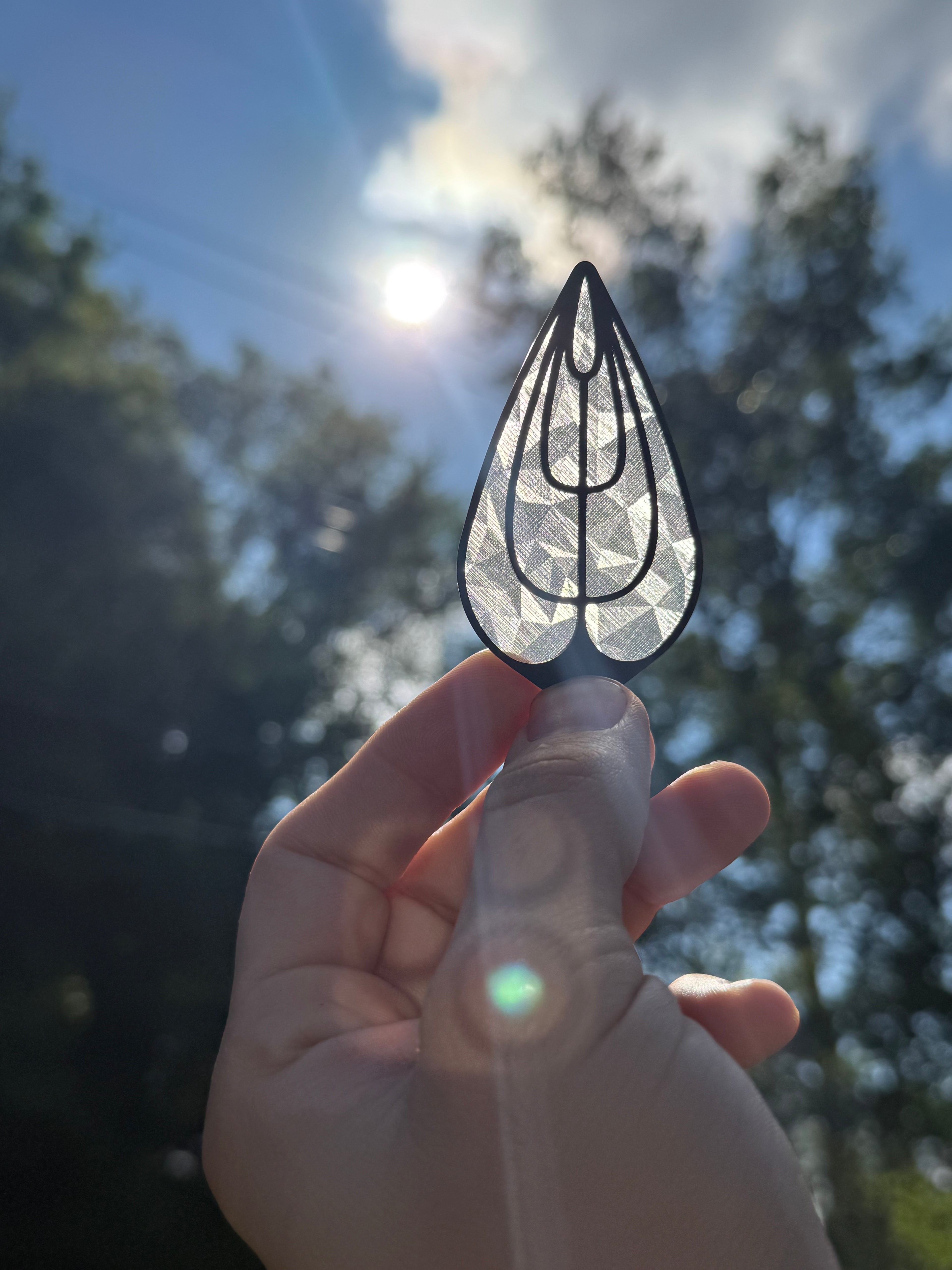 LOTUS LAMP (BLUE/CLEAR)